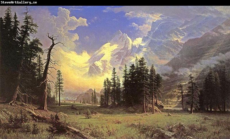 Albert Bierstadt The_Morteratsch_Glacier_Upper_Engadine_Valley_Pontresina